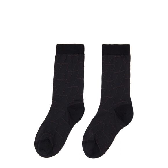 BALENCIAGA Black BB Tight Socks - Picture 2 of 6